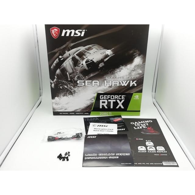 中古】MSI GeForce RTX 2080 Ti SEA HAWK X RTX2080Ti/11GB(GDDR6)/PCI
