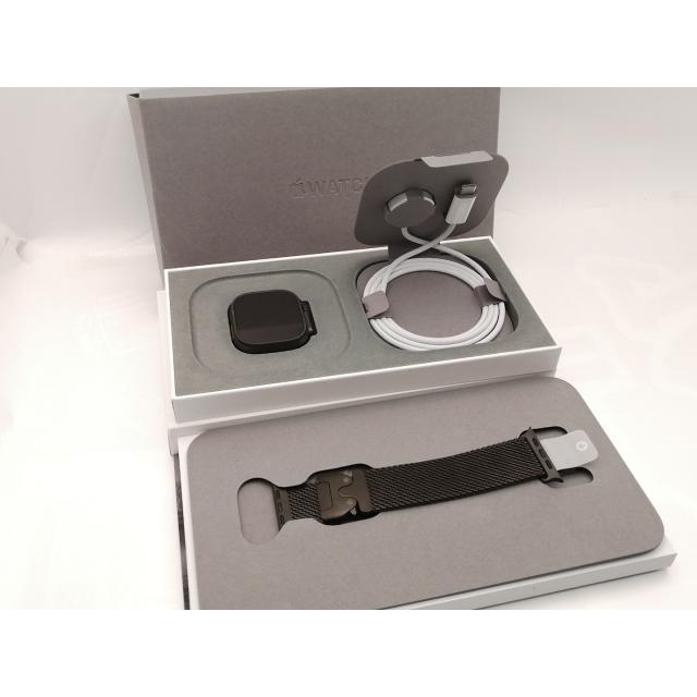 【中古】Apple Watch Ultra3 49mm Cellular ブラックチタニウムケース/ブラックチタニウムミラネーゼループM MF1Q4J/A【神保町】保証期間１ヶ月【ランクA】の画像