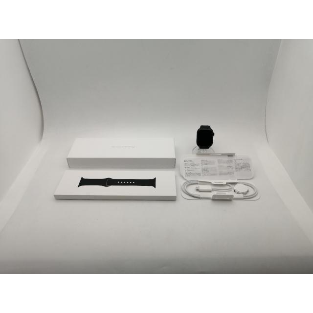 【中古】Apple Watch Series10 42mm GPS ジェットブラックアルミニウムケース/ブラックスポーツバンド (S/M) MWWE3J/A【神保町】保証期間１ヶ月【ランクA】の画像