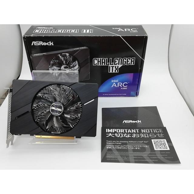 中古】ASRock Intel Arc A380 Challenger ITX 6GB OC ArcA380/6GB
