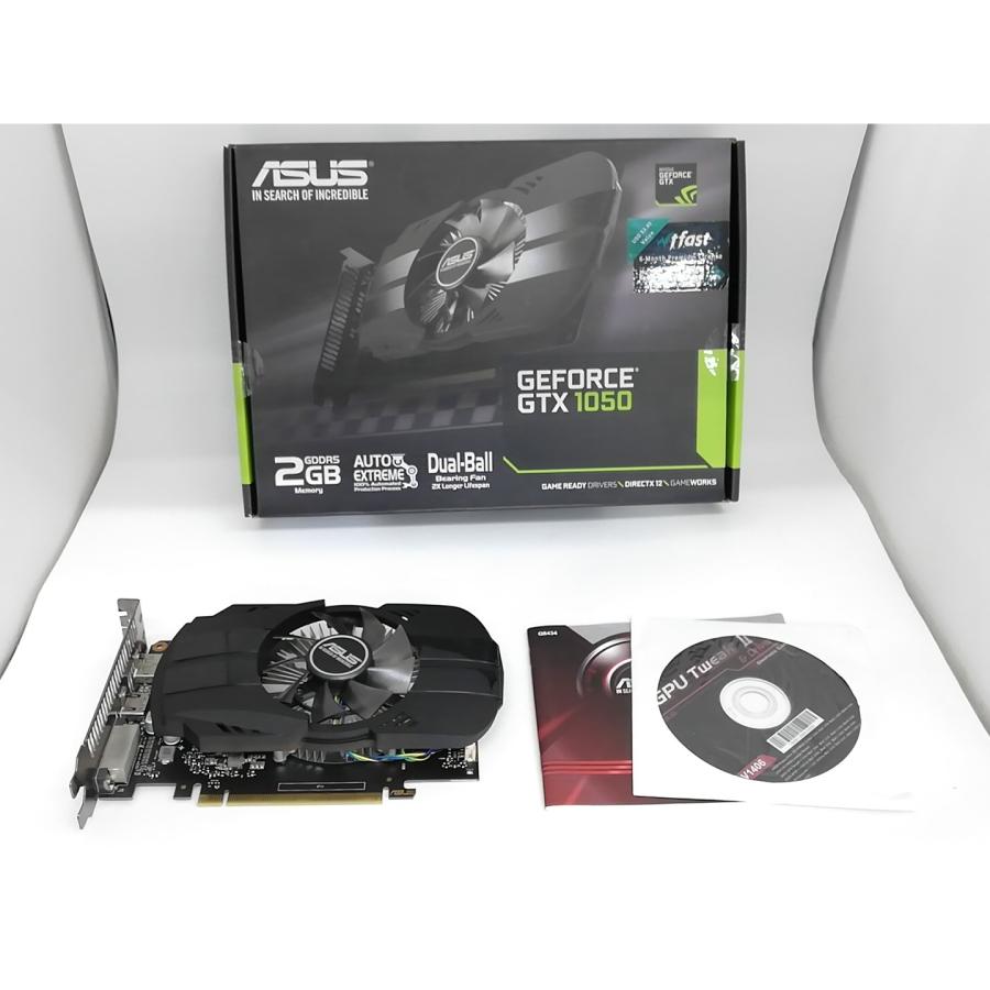 中古】ASUS PH-GTX1050-2G GTX1050/2GB(GDDR5)/PCI-E【秋葉2号】保証