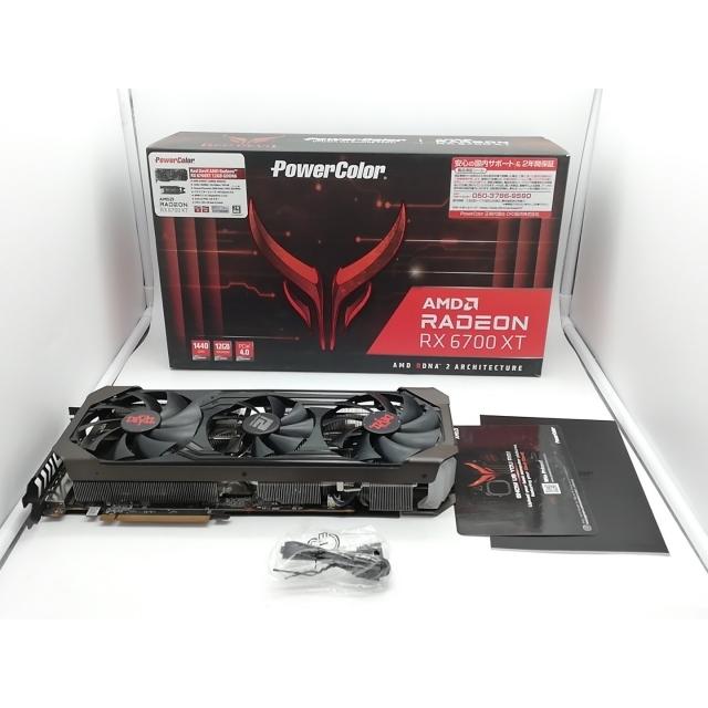 中古】POWERCOLOR Red Devil AMD Radeon RX 6700 XT 12GB GDDR6（AXRX