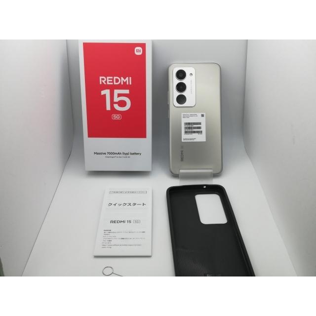 Xiaomi REDMI 15 5G ソフトバンク版 中古美品 中古】Xiaomi SoftBank 【SIMフリー】 REDMI 15 5G チタングレー 4GB