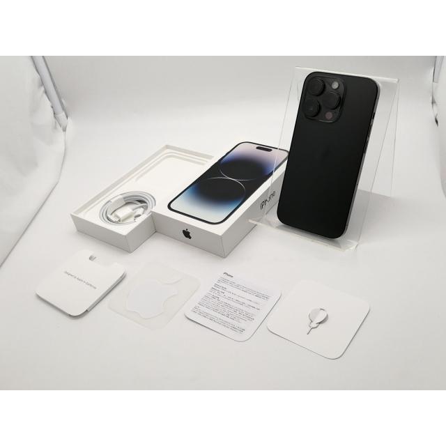 【中古】Apple 国内版 【SIMフリー】 iPhone 14 Pro 128GB スペースブラック MPXU3J/A【大阪本店】保証期間１ヶ月【ランクC】の画像