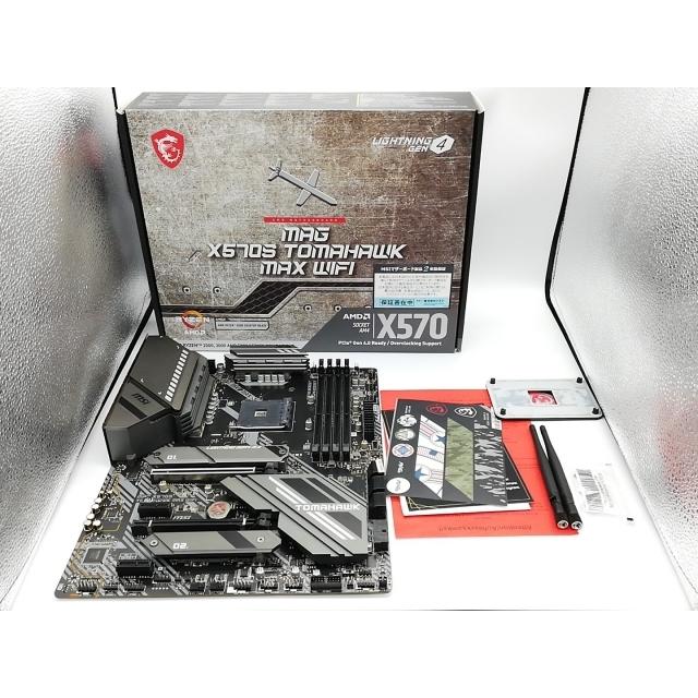 中古】MSI MAG X570S TOMAHAWK MAX WIFI X570S/AM4/2.5GbitLAN/Wi-Fi6E