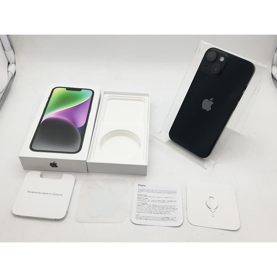 【中古】Apple 国内版 【SIMフリー】 iPhone 14 128GB ミッドナイト MPUD3J/A【横浜】保証期間１ヶ月【ランクB】の画像