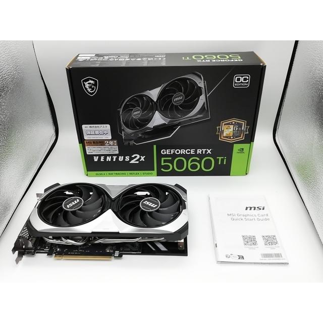 MSI グラボ RTX 5060 Ti 8G VENTUS 2X 新品未使用 中古】MSI GeForce RTX 5060 Ti 8G VENTUS 2X OC CLASSIC RTX5060Ti/8G