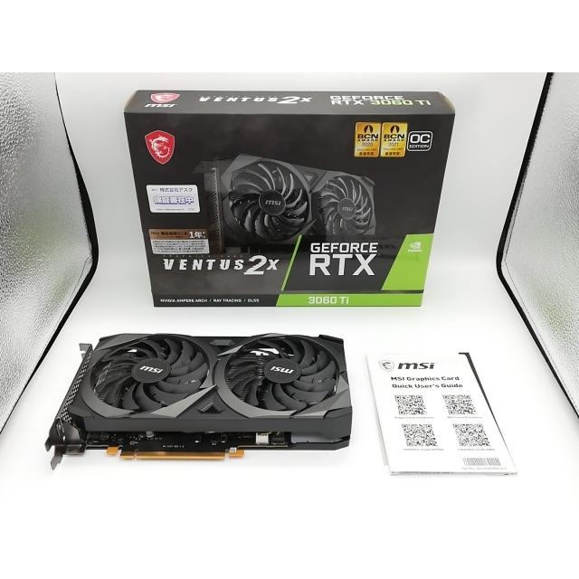 MSI GeForce RTX3060Ti VENTUS 2X 8G 中古 中古】MSI GeForce RTX 3060 Ti VENTUS 2X 8G OCV1 LHR RTX3060Ti(LHR