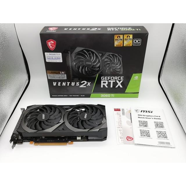 MSI GeForce RTX3060Ti VENTUS 2X 8G 中古 中古】MSI GeForce RTX 3060 Ti VENTUS 2X 8G OCV1 LHR RTX3060Ti(LHR