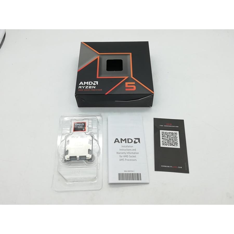 中古】AMD Ryzen 5 9600X (3.9GHz/TC:5.4GHz) BOX AM5/6C/12T/L3 32MB