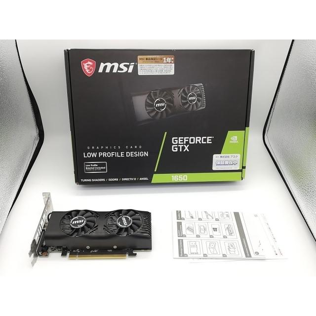中古】MSI GeForce GTX 1650 4GT LP GTX1650/4GB(GDDR5)/PCI-E【秋葉2