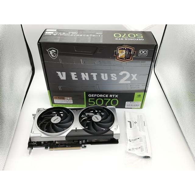 中古】MSI GeForce RTX 5070 12G VENTUS 2X OC RTX5070/12GB(GDDR7