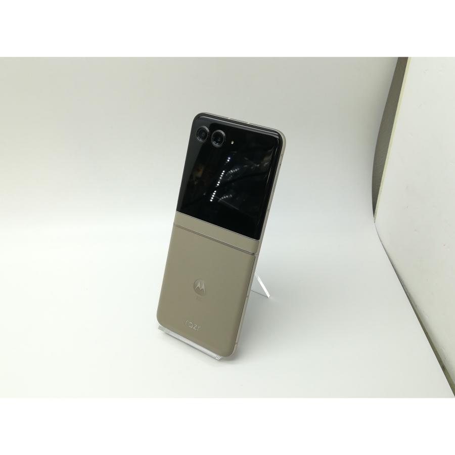【新品未使用】motorola razr 50sクリームソフトバンクSIMフリー 中古】MOTOROLA SoftBank 【SIMフリー】 motorola razr 50s サンド