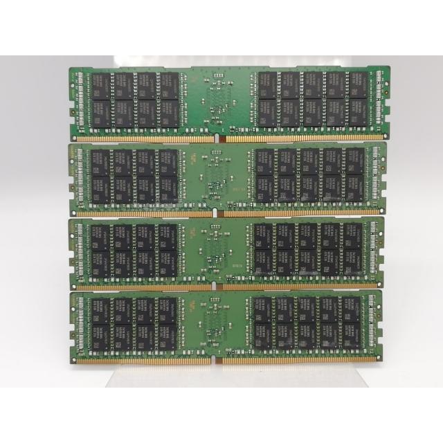中古】DDR4 32GB 4本セット 計128GB PC4-19200(DDR4-2400) Registered