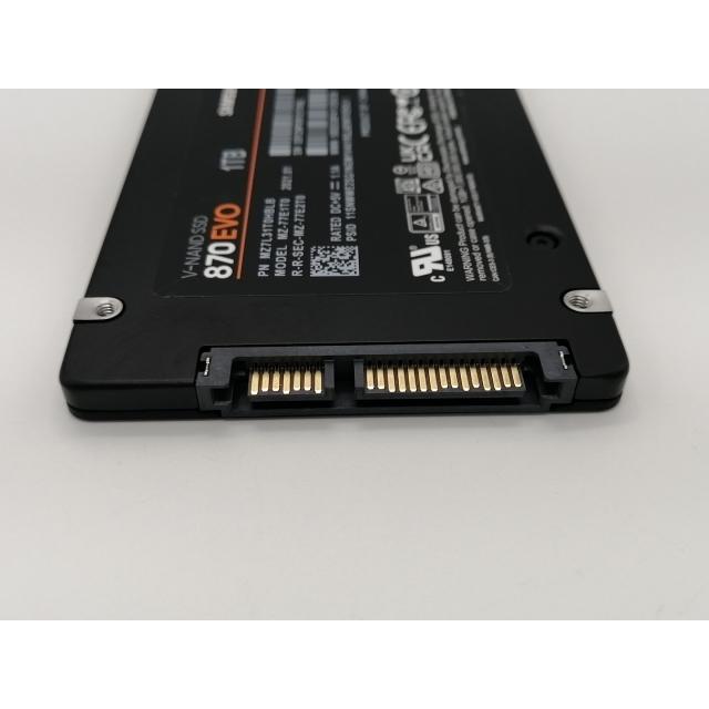中古】SAMSUNG 870 EVO（MZ-77E1T0B/IT） 1TB/SSD/6GbpsSATA/TLC【熊本