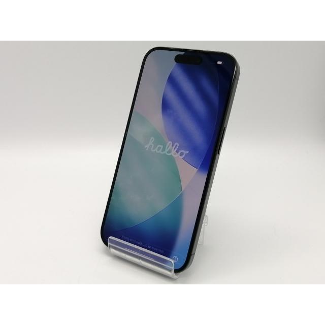 【中古】Apple 国内版 【SIMフリー】 iPhone 15 Pro 256GB ブラックチタニウム MTUC3J/A【OSU301】保証期間１ヶ月【ランクC】の画像
