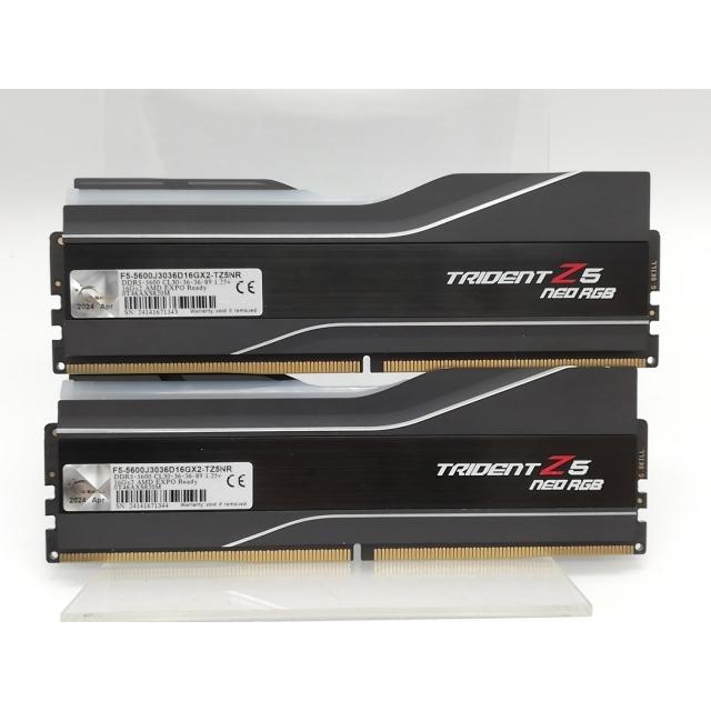中古】DDR5 16GB 2枚組（合計32GB） DDR5-5600(PC5-44800