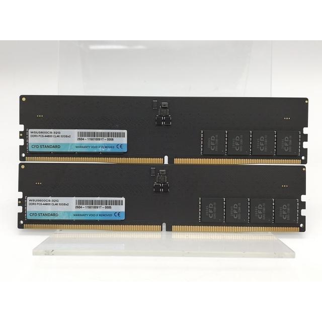 DDR5-5600 64GB (32GB×2) CFD 使用動作確認のみ 中古】DDR5 32GB 2枚組（合計64GB） DDR5-5600(PC5-44800