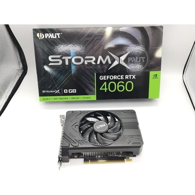 PALIT GeForce RTX4060 StormX 8GB(中古) 中古】Palit NE64060019P1-1070F (GeForce RTX 4060 StormX 8GB