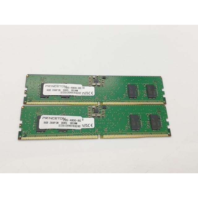 中古】DDR5 8GB 2枚組（合計16GB） DDR5-4800(PC5-38400