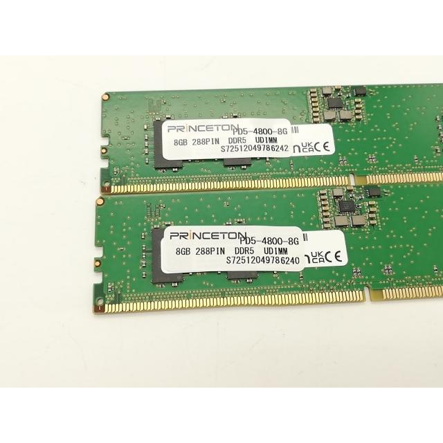 中古】DDR5 8GB 2枚組（合計16GB） DDR5-4800(PC5-38400