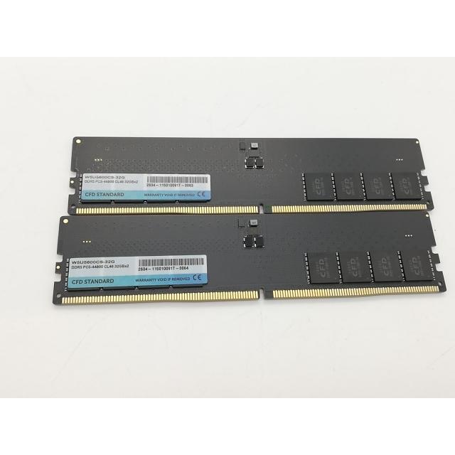 CFD STANDARD DDR5 メモリー 32GB × 2 (合計64GB) CFD STANDARD DDR5 メモリー 32GB × 2 (合計64GB)