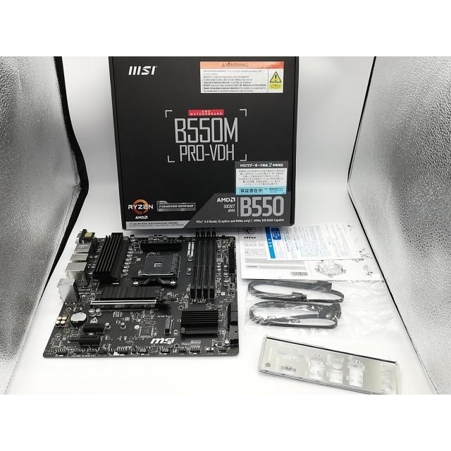中古】MSI B550M PRO-VDH B550/AM4/MicroATX【秋葉2号】保証期間1週間