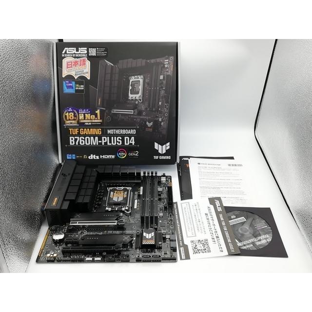 ASUS TUF GAMING B760M-PLUS D4 中古美品 中古】ASUS TUF GAMING B760M-PLUS D4 B760(DDR4)/LGA1700/MicroATX