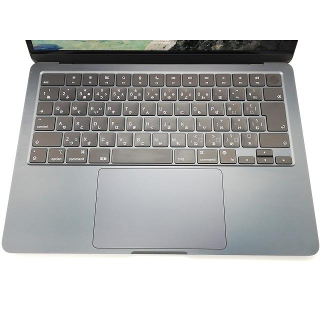 【中古】Apple MacBook Air 13インチ  M3(CPU:8C/GPU:8C) 8GB/256GB ミッドナイト MRXV3J/A (13インチ, M3, 2024)【秋葉2号】保証期間１ヶ月【ランクA】の画像
