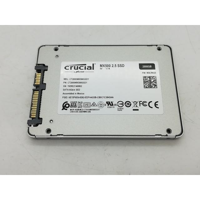 中古】Crucial CT2000MX500SSD1/JP 2TB/SSD/6GbpsSATA/3D TLC【秋葉2号