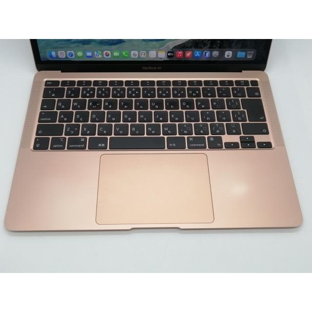 【中古】Apple MacBook Air 13インチ M1(CPU:8C/GPU:7C) 8GB/256GB ゴールド MGND3J/A (M1・2020)【秋葉2号】保証期間１ヶ月【ランクB】の画像