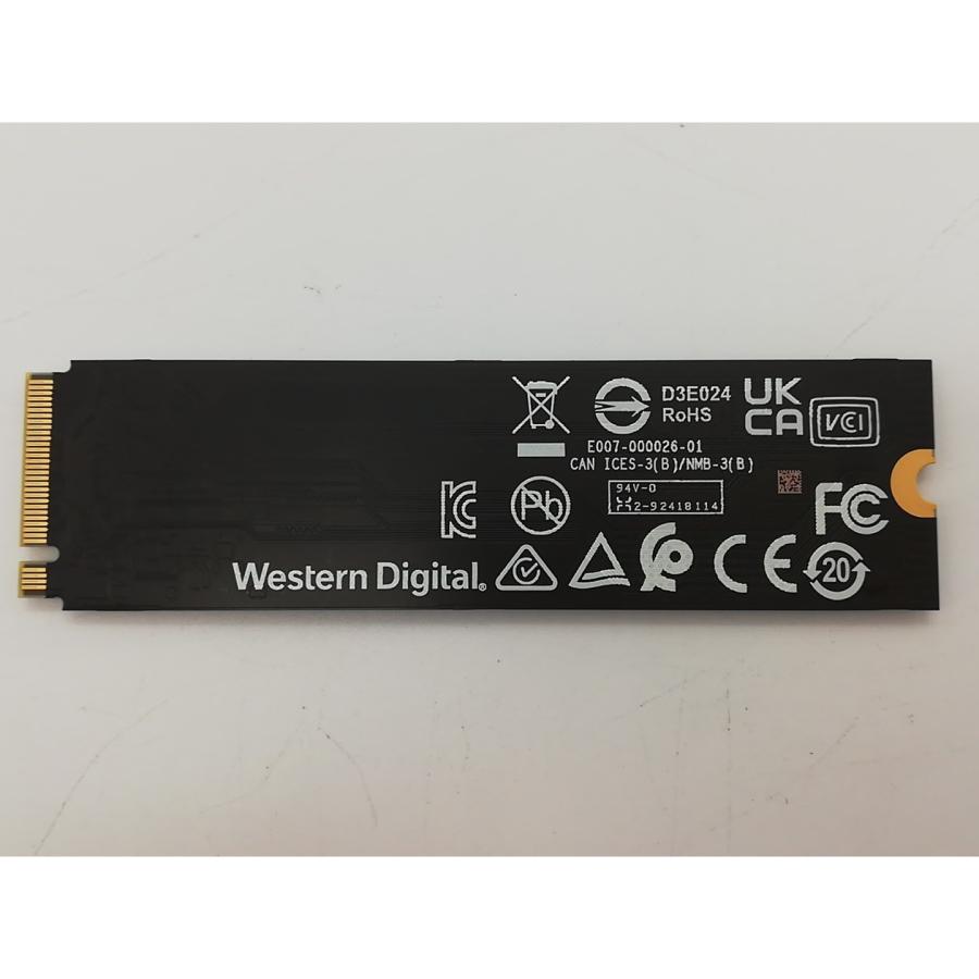 中古】W.D. WD_Black SN770 NVMe WDS200T3X0E 2TB/M.2 2280(PCIe4.0