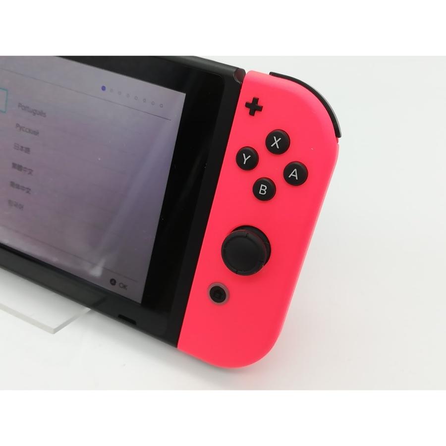 中古】Nintendo Switch 本体 Joy-Con(L) ネオンブルー/(R) ネオン