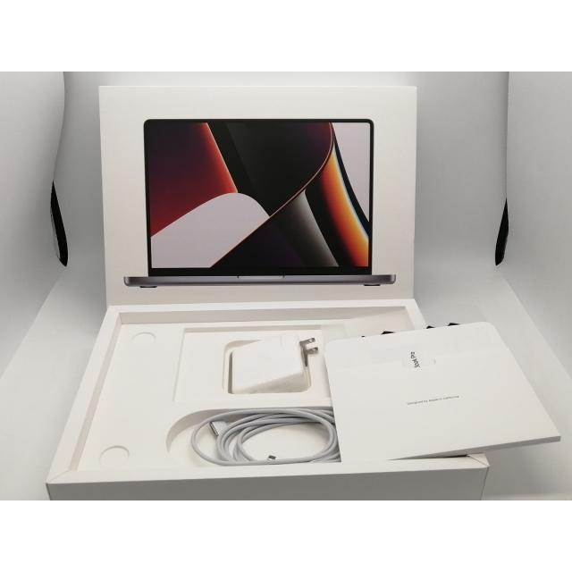 【中古】Apple MacBook Pro 14インチ CTO (2021) M1 Pro(CPU:8C/GPU:14C)/16G/512G/スペースグレイ【秋葉2号】保証期間１ヶ月【ランクA】の画像