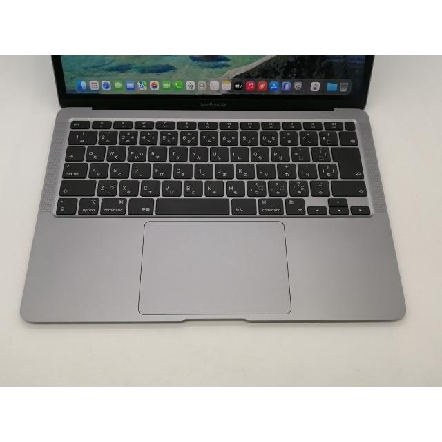 【中古】Apple MacBook Air 13インチ M1(CPU:8C/GPU:7C) 8GB/256GB スペースグレイ MGN63J/A (M1・2020)【秋葉2号】保証期間１ヶ月【ランクA】の画像