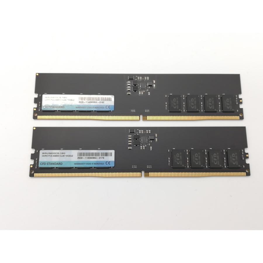 中古】DDR5 16GB 2枚組（合計32GB） DDR5-5600(PC5-44800