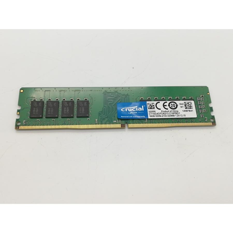 Crucial DDR4-17000 16GB メモリー CT16G4DFD8213【中古】 中古】DDR4 16GB PC4-17000(DDR4-2133)【デスクトップPC用】【秋葉2号