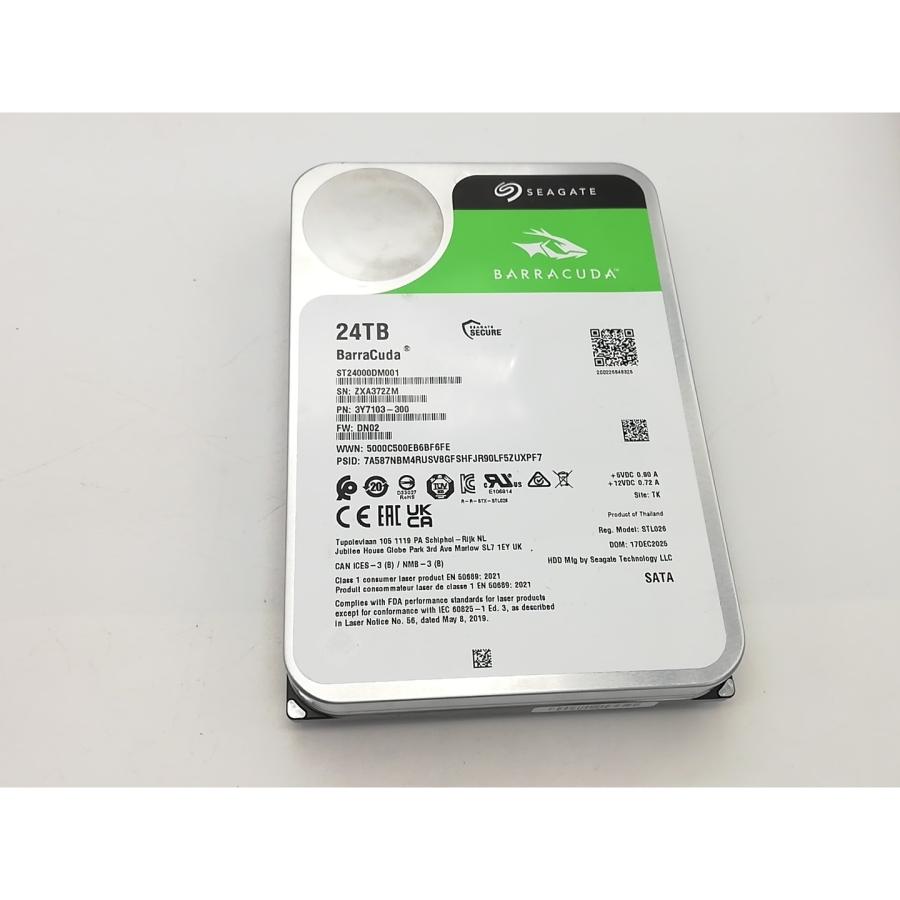 中古】Seagate ST24000DM001 BarraCuda 24TB/512MB/7200rpm/6Gbps