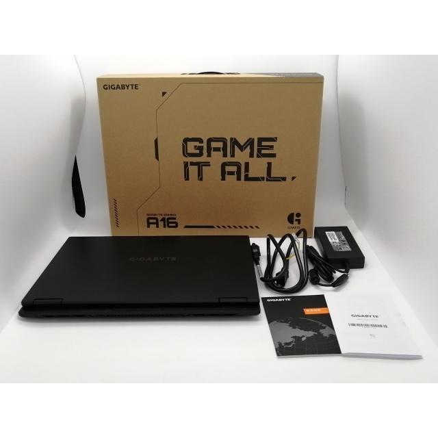 中古】GIGABYTE Gaming A16 GA63H 3WHK3JP864SH Black Steel 【R7-260 