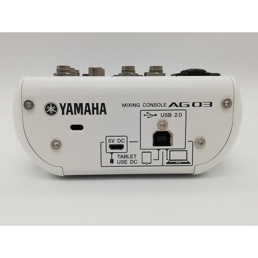 中古】YAMAHA AG03 ウェブキャスティングミキサー【秋葉2号】保証期間