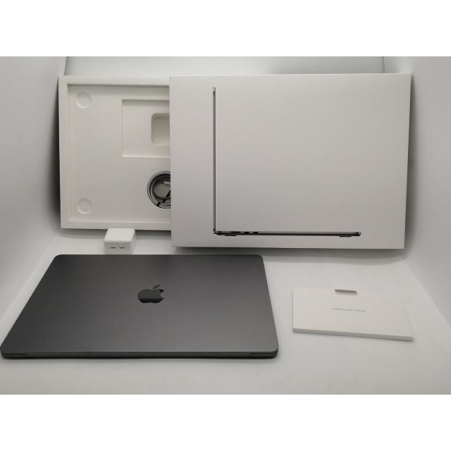 【中古】Apple MacBook Air 15インチ CTO (M3,2024) スペースグレイ M3(CPU:8C/GPU:10C)/16G/256G【秋葉2号】保証期間１ヶ月【ランクA】の画像