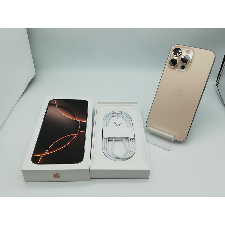 【中古】Apple 国内版 【SIMフリー】 iPhone 16 Pro Max 256GB デザートチタニウム MYWJ3J/A【秋葉本店】保証期間１ヶ月【ランクA】の画像