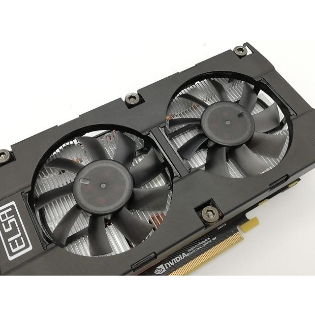 中古】ELSA GeForce GTX 1660 Ti S.A.C（GD1660-6GERTS） GTX1660Ti