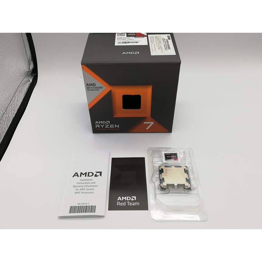 中古】AMD Ryzen 7 7800X3D (4.2GHz/TC:5GHz) BOX AM5/8C/16T/L3 96MB