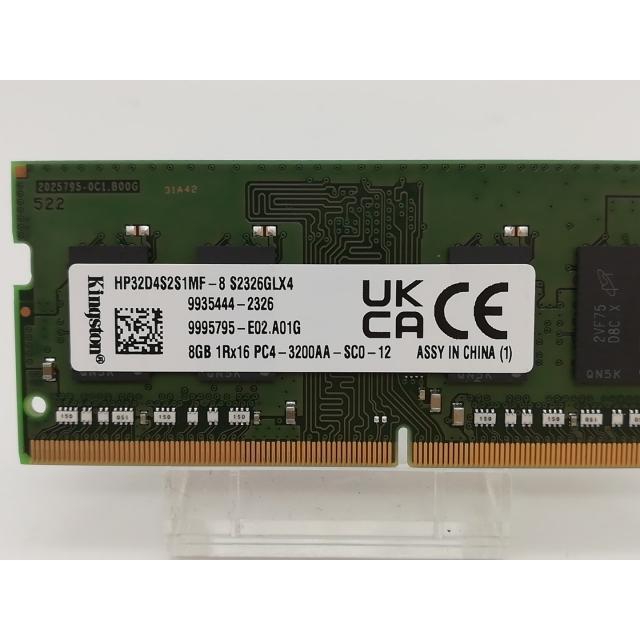 ★ノートPC用★260PIN　SODIMM DDR4 8GB*2枚セット★C 中古】260PIN 8GB DDR4-3200(PC4-25600) SODIMM 【ノートPC用】【秋葉2