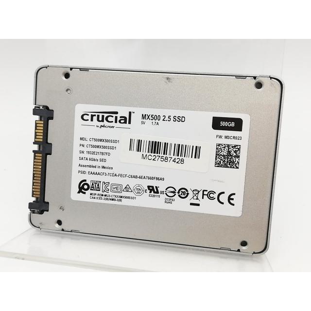 中古】Crucial MX500 CT500MX500SSD1 500GB/SSD/6GbpsSATA/2018年1月
