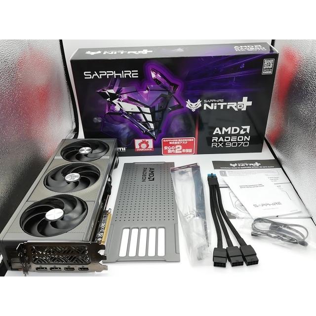 【新品・購入証明】Sapphire Nitro+ RX9070 OC 16GB 中古】SAPPHIRE NITRO+ Radeon RX 9070 GAMING OC 16GB GDDR6 RX9070