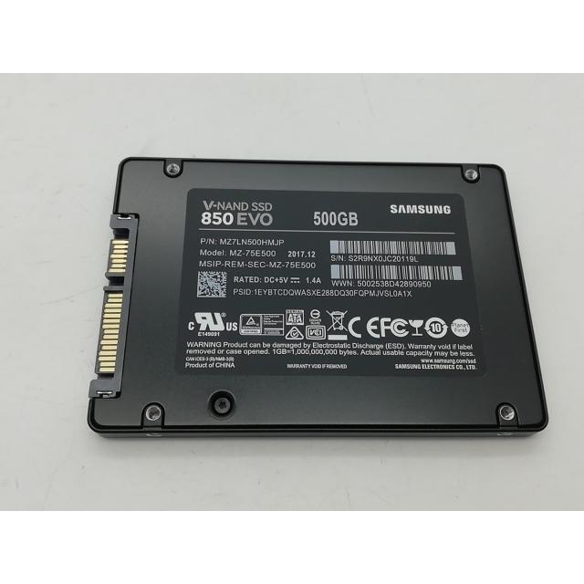 中古】SAMSUNG 850 EVO MZ-75E500B/IT 500GB/SSD/6GbpsSATA/2014年12月