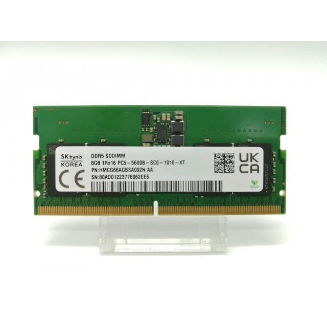 【中古】ノートPC用 SO-DIMM DDR5メモリ 8GB 2枚 中古】262PIN SODIMM 8GB DDR5-5600(PC5-44800)【ノートPC用】【秋葉2