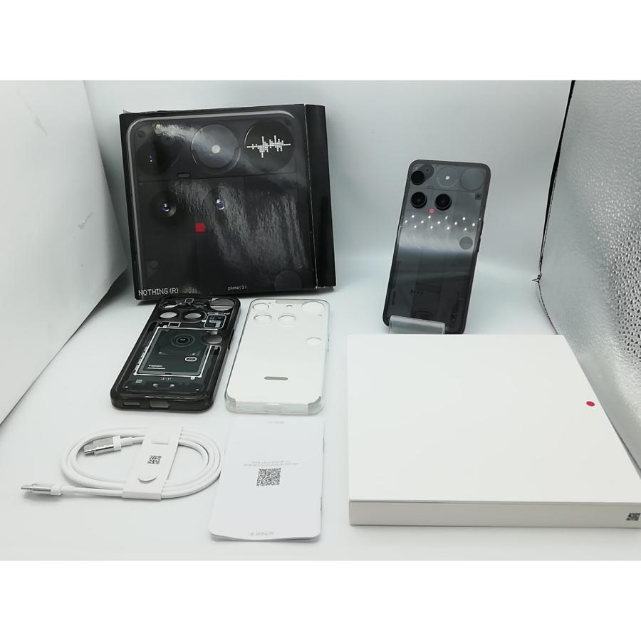 中古】NOTHING 国内版 【SIMフリー】 Nothing Phone (3) ブラック 16GB